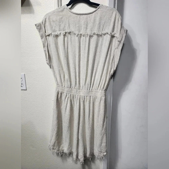 Umgee Linen-Blend Boho Romper - Size Medium - Picture 7 of 7
